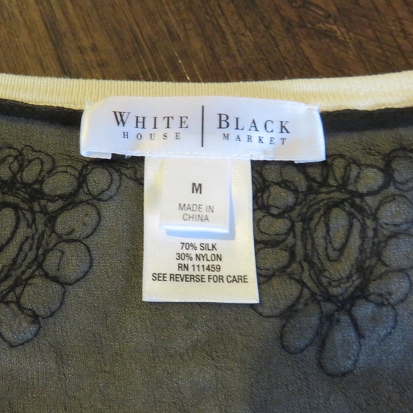 SOLD White House Black Market Embroidered Bolero - Picture 3 of 3